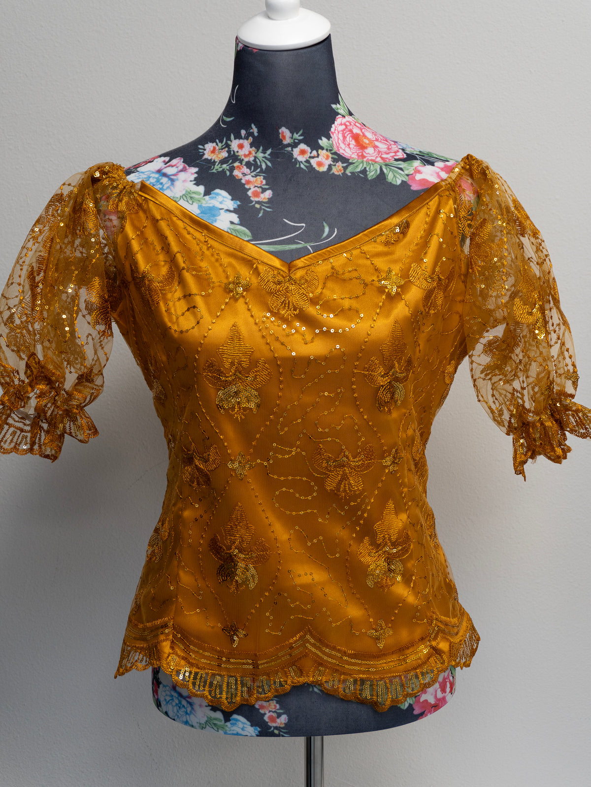 Body Dentelle yumna - moutarde