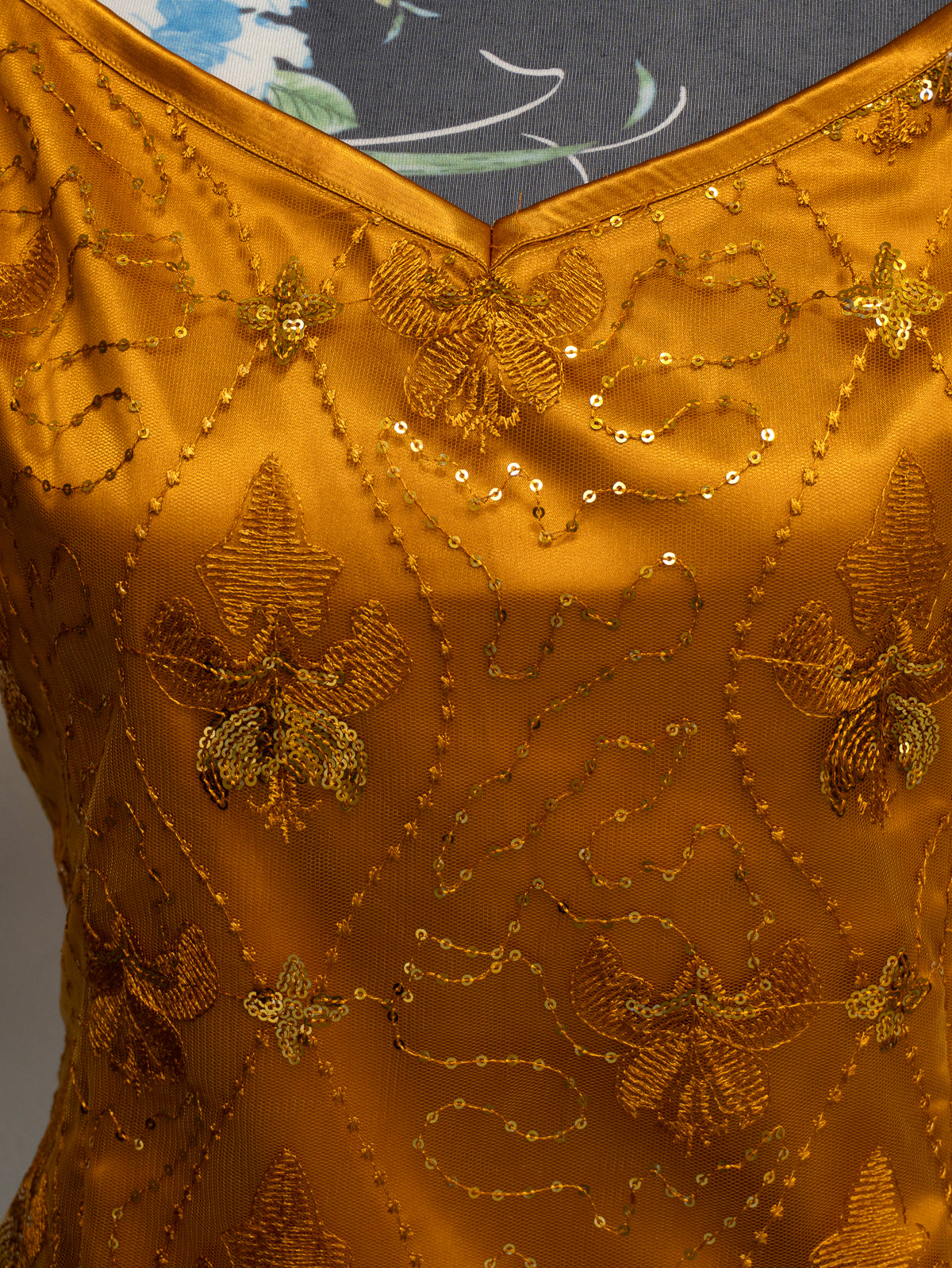 Body Dentelle yumna - moutarde