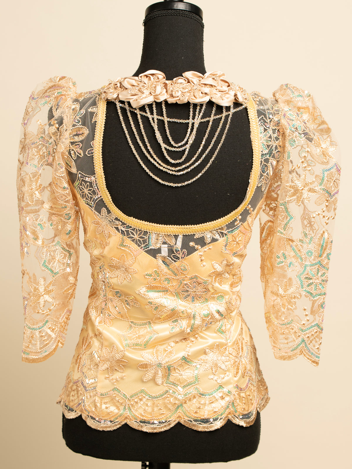Body Dentelle LEENE - Doré