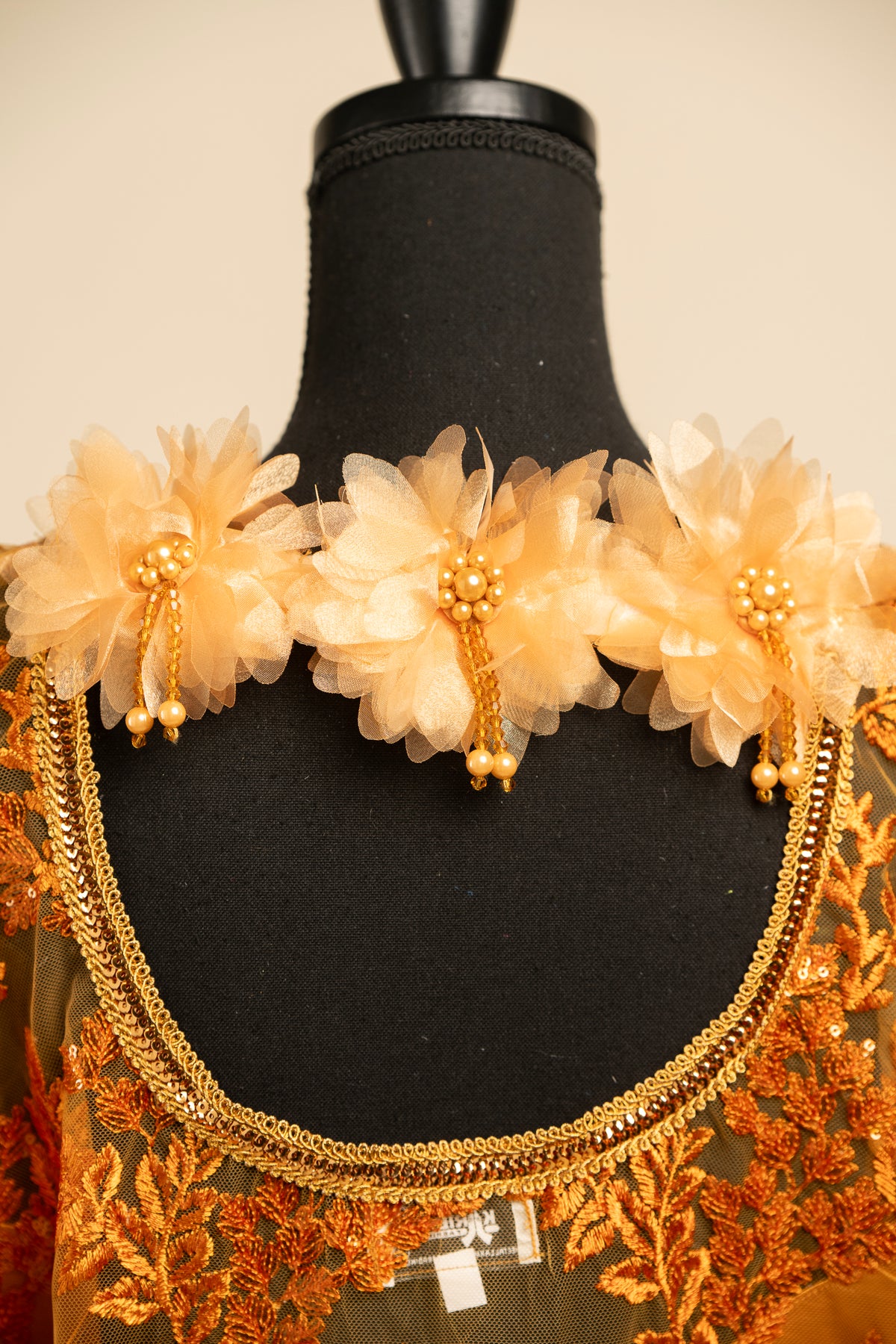 Body Dentelle LINA - Moutarde