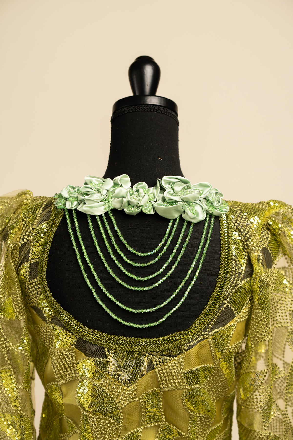 Body Dentelle LEENE - Olive