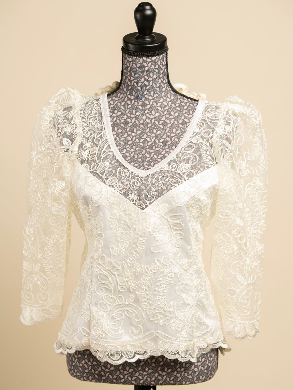 Body Dentelle LEENE - Blanc Ivoire