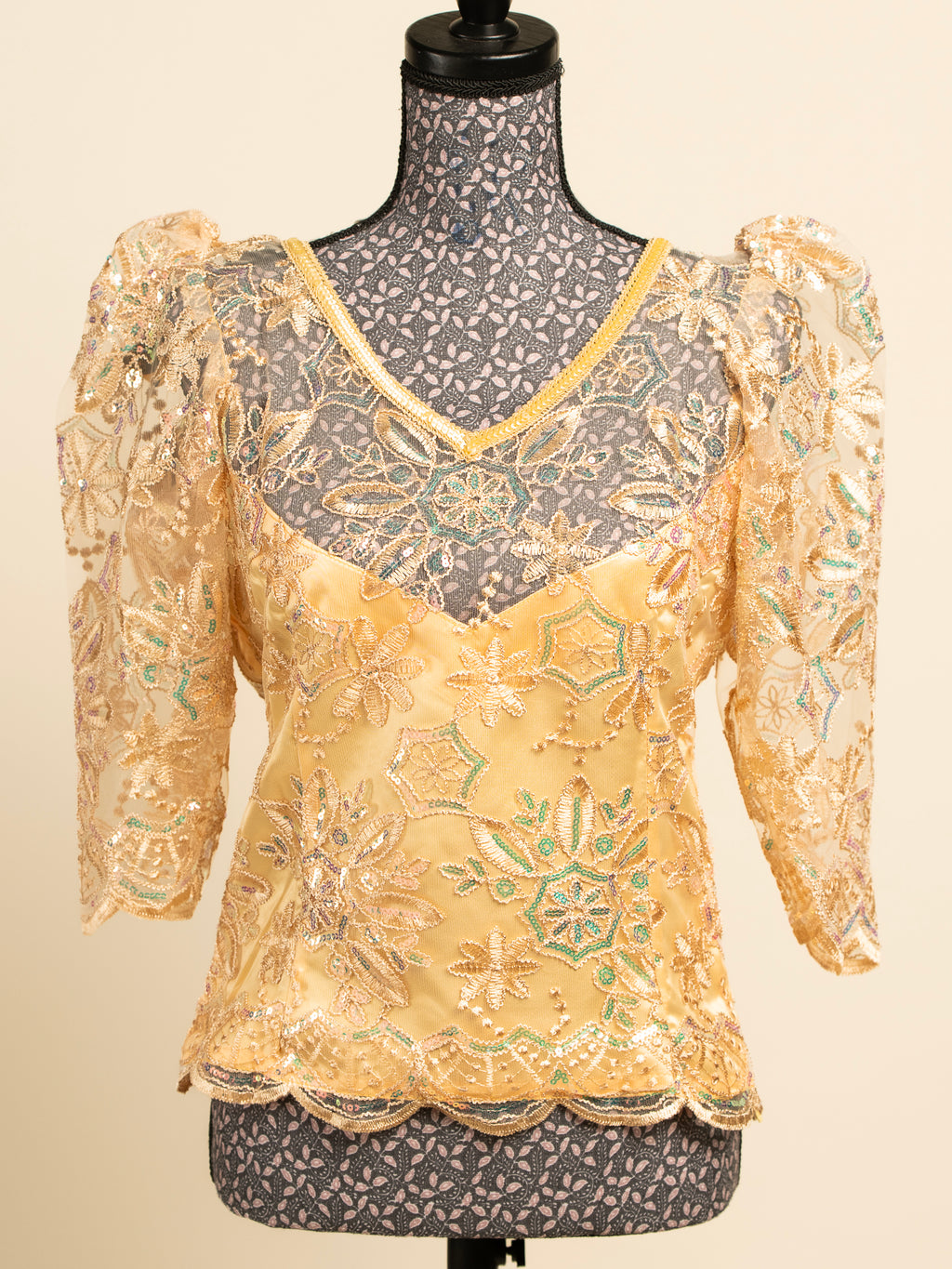 Body Dentelle LEENE - Doré