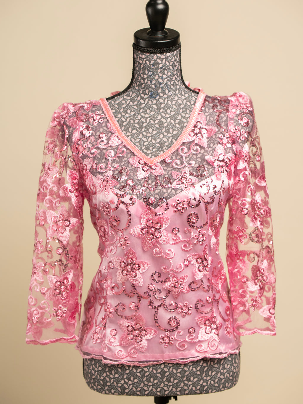 Body Dentelle LEENE - Rose