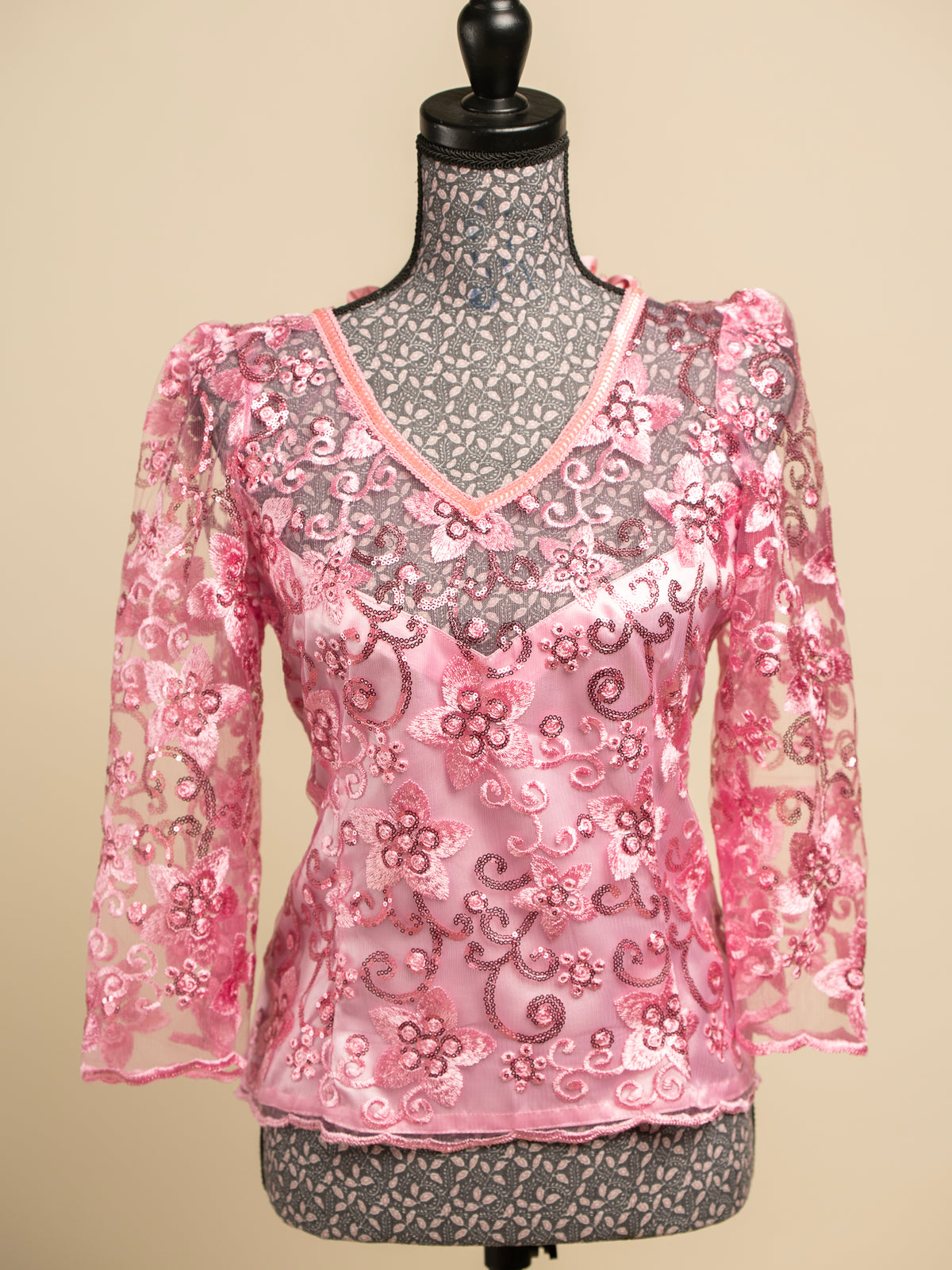 Body Dentelle LEENE - Rose