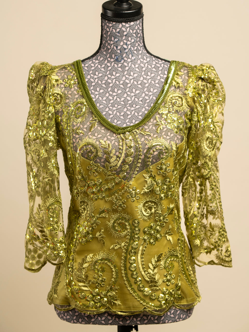 Body Dentelle LEENE - Olive