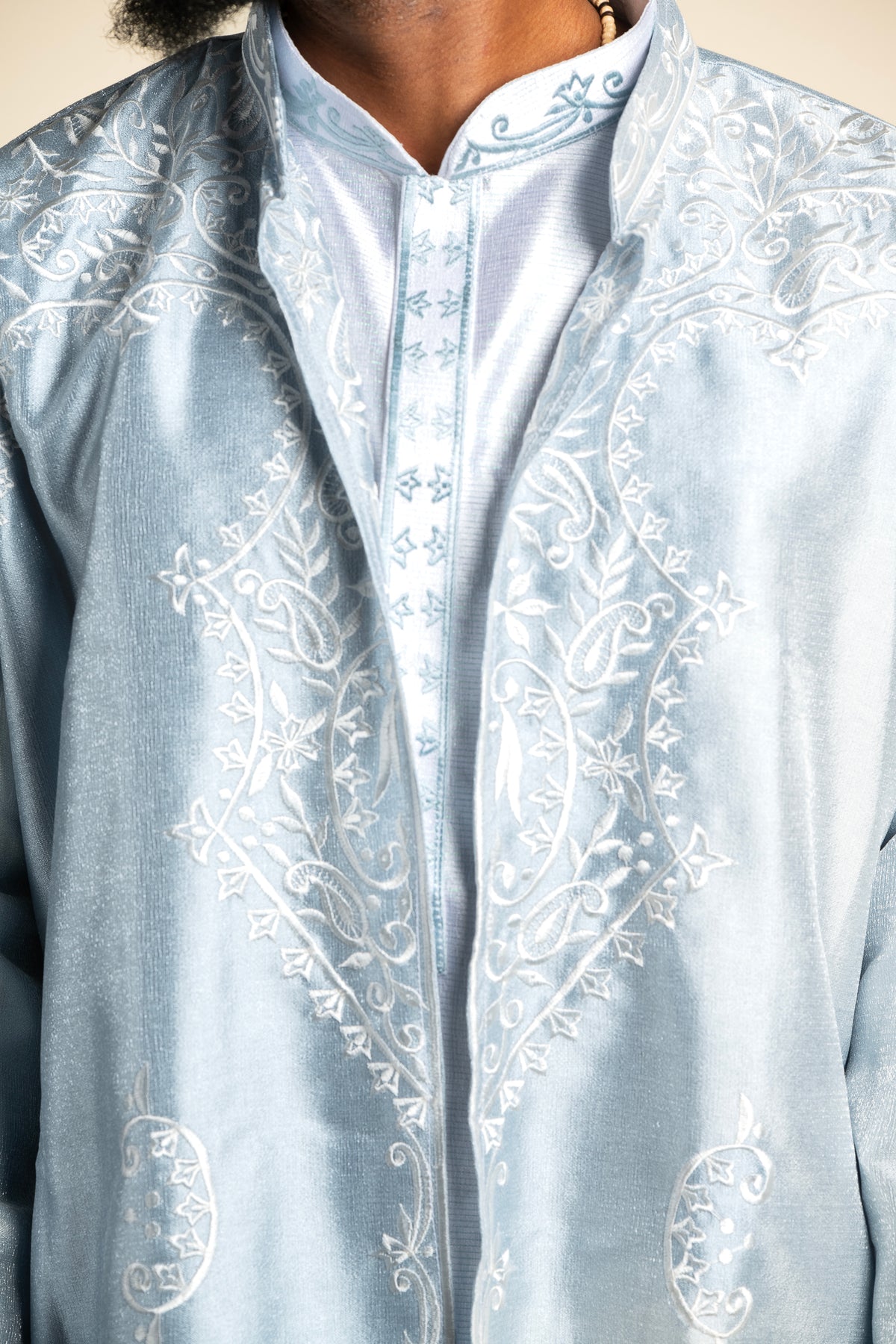 ENSEMBLE QAMIS NAEL - Bleu Poudré