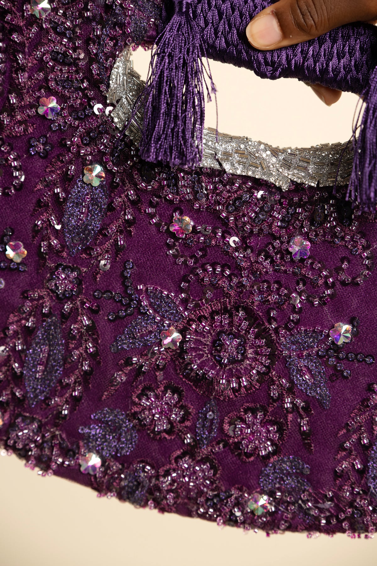 Éventail  violet