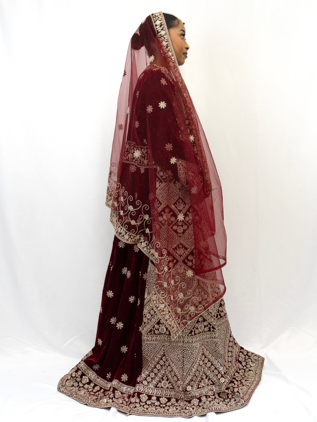 Robe Isla bordeaux 2